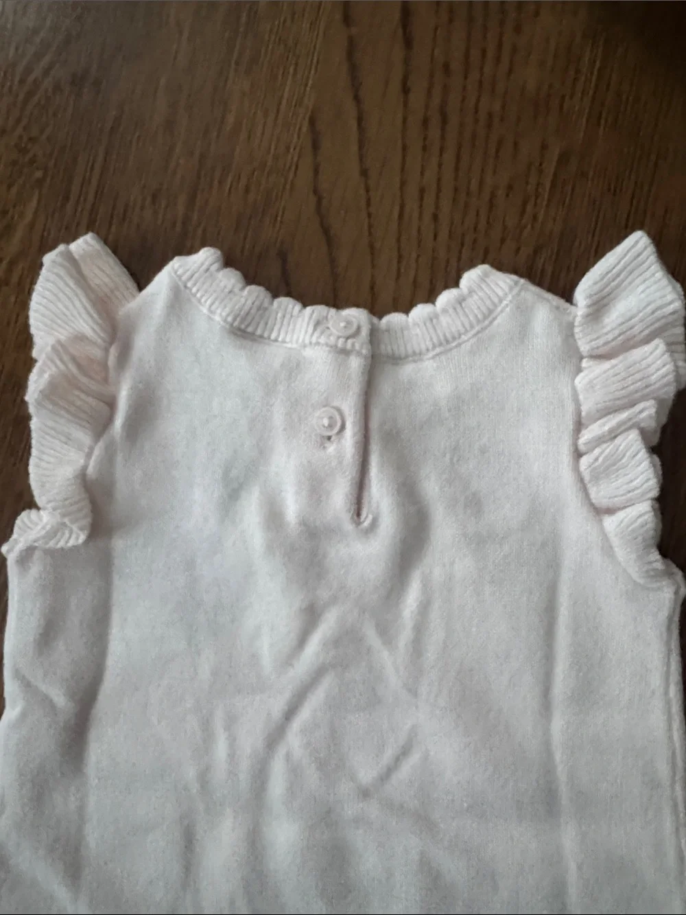 Baby Gap Pink  Knit Romper with Strawberry Embroidery. Size 6-12 months. BNWT.